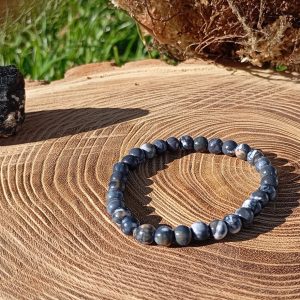 Bracelet en Tourmaline Nuage Persan – Ancrage, Clarté Mentale & Protection Énergétique