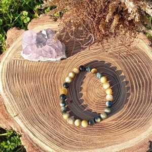 Bracelet en Œil de Tigre Fantastique – Protection, Confiance & Vitalité