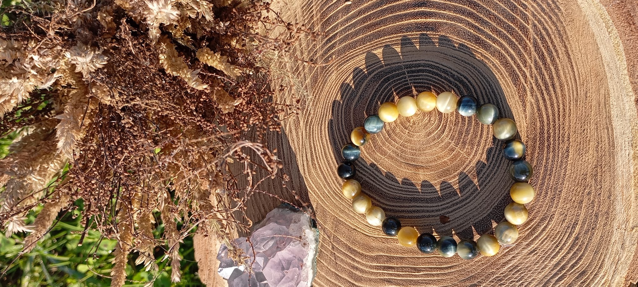 Bracelet en Œil de Tigre Fantastique – Protection, Confiance & Vitalité – Image 3