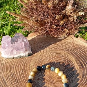 Bracelet en Œil de Tigre Fantastique – Protection, Confiance & Vitalité