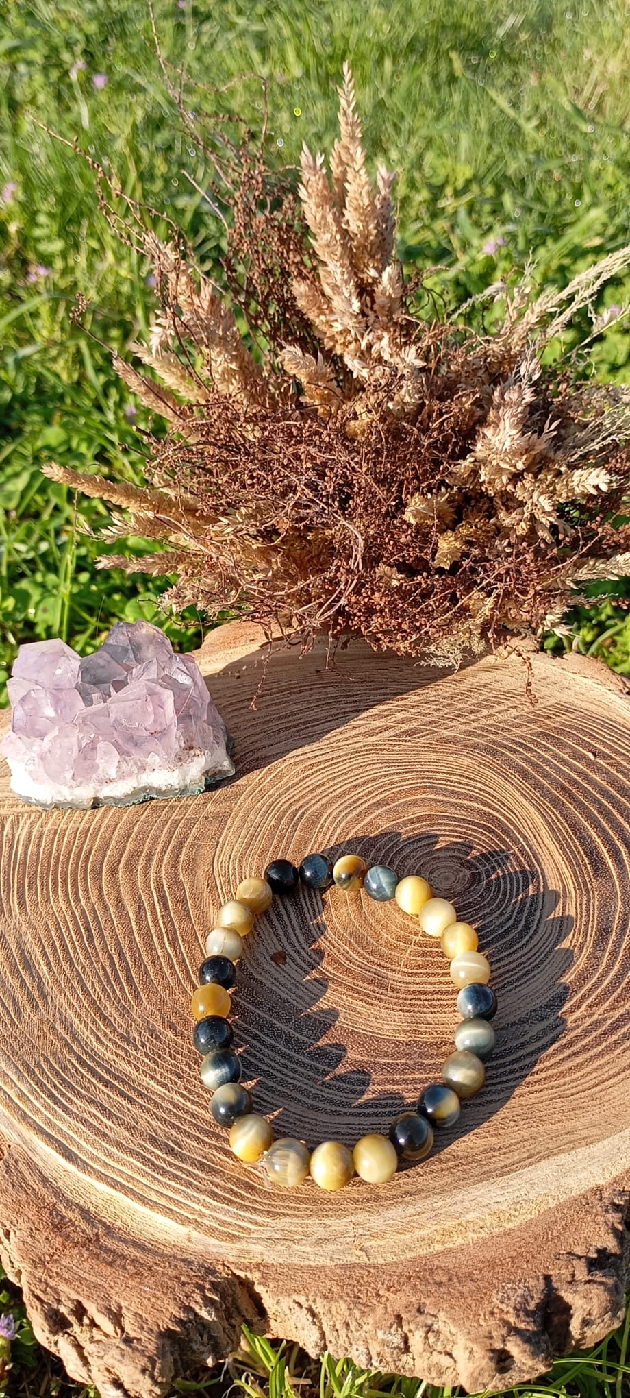 Bracelet en Œil de Tigre Fantastique – Protection, Confiance & Vitalité – Image 2