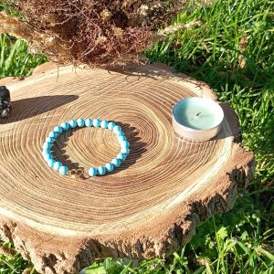 Bracelet en Turquoise – Calme Intérieur, Protection & Créativité